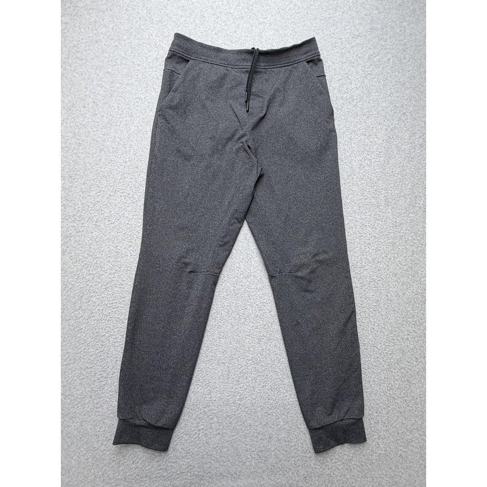 Lululemon Pants Mens M Gray Jogger Elastic‎ Waist Zip Pocket Stretch Athletic